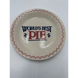 Mount Clemens Pottery Worlds Best Pie Plate Ceramic Bakeware Made in Japan
